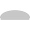 Ekena Millwork Elliptical 4 Spoke Architectural Grade PVC Combination Pediment, 80"W x 26-7/8"H x 2-3/4"P PEDPC080X270ELL04 - alternate 3